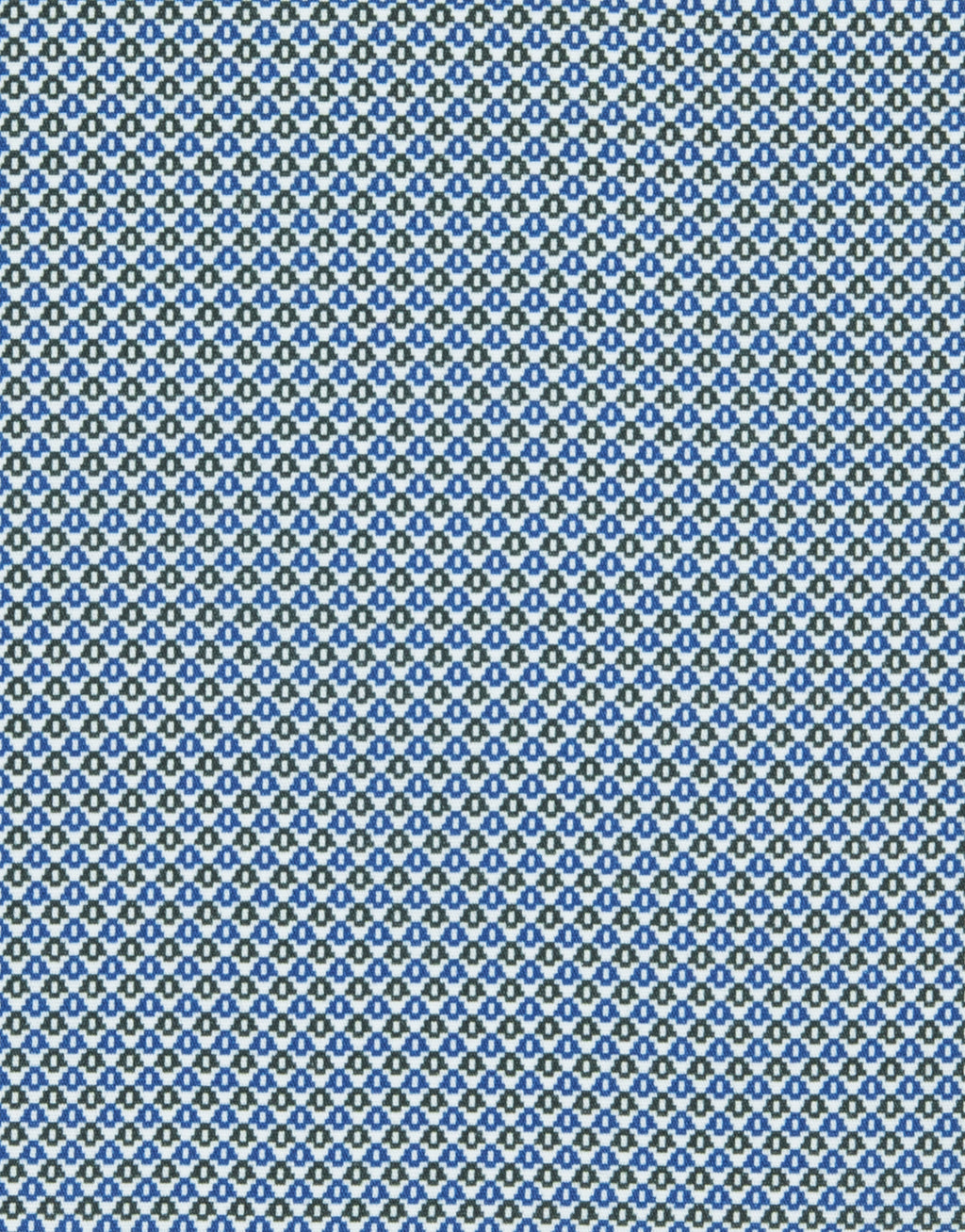 Barbican Green & Blue Geo Print Shirt