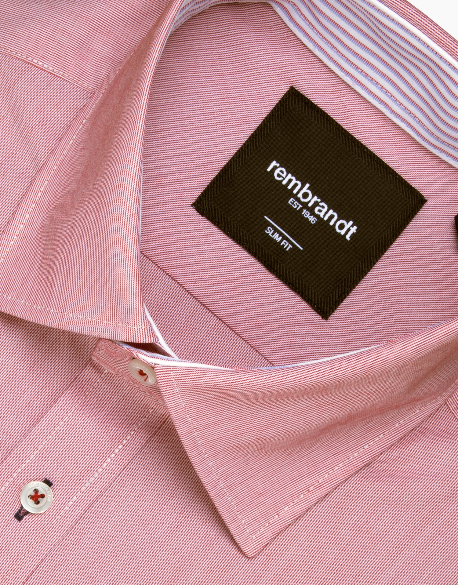 Barbican Red Micro-Stripe Shirt