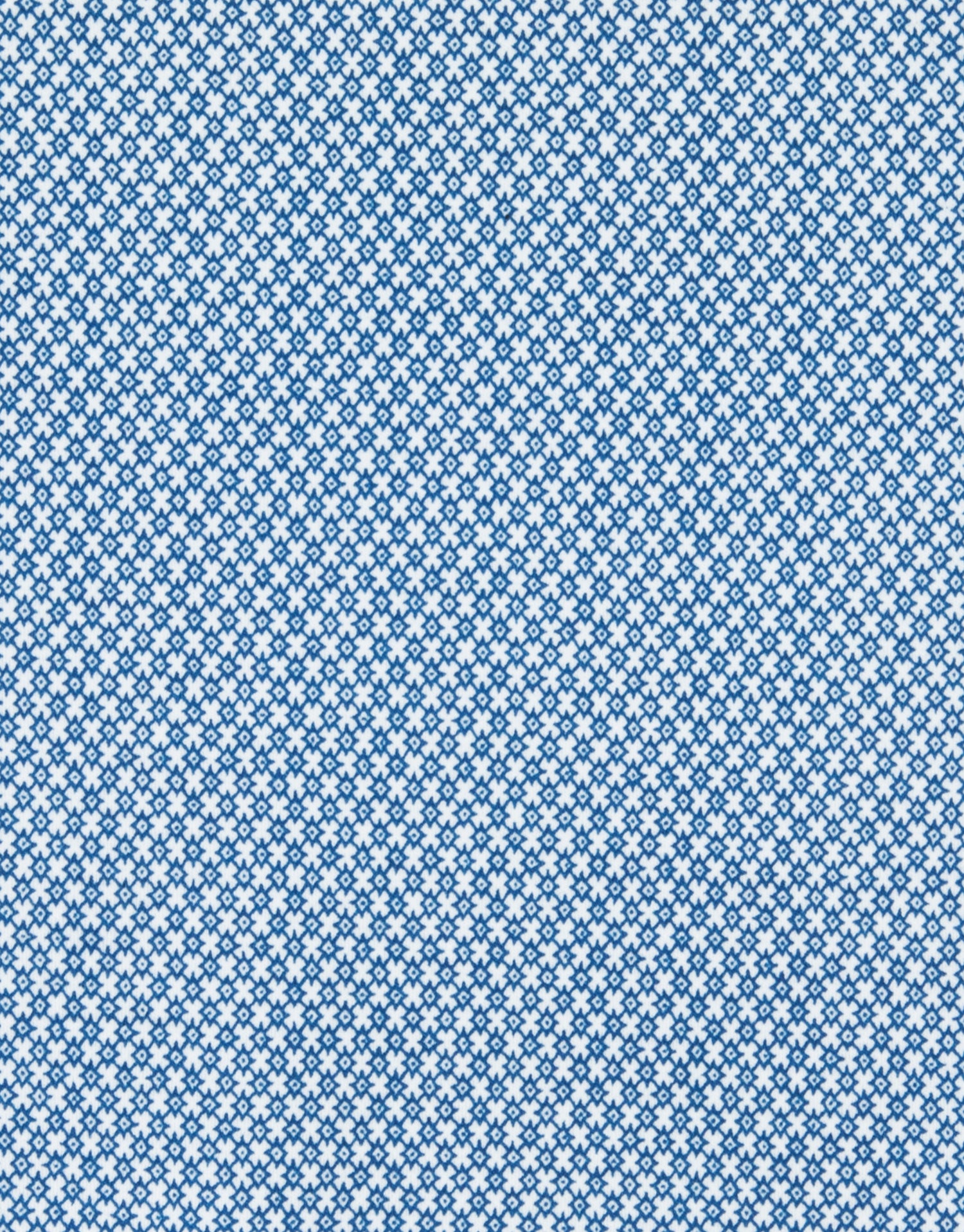 Ohope Blue & White Knitted Geometric Shirt