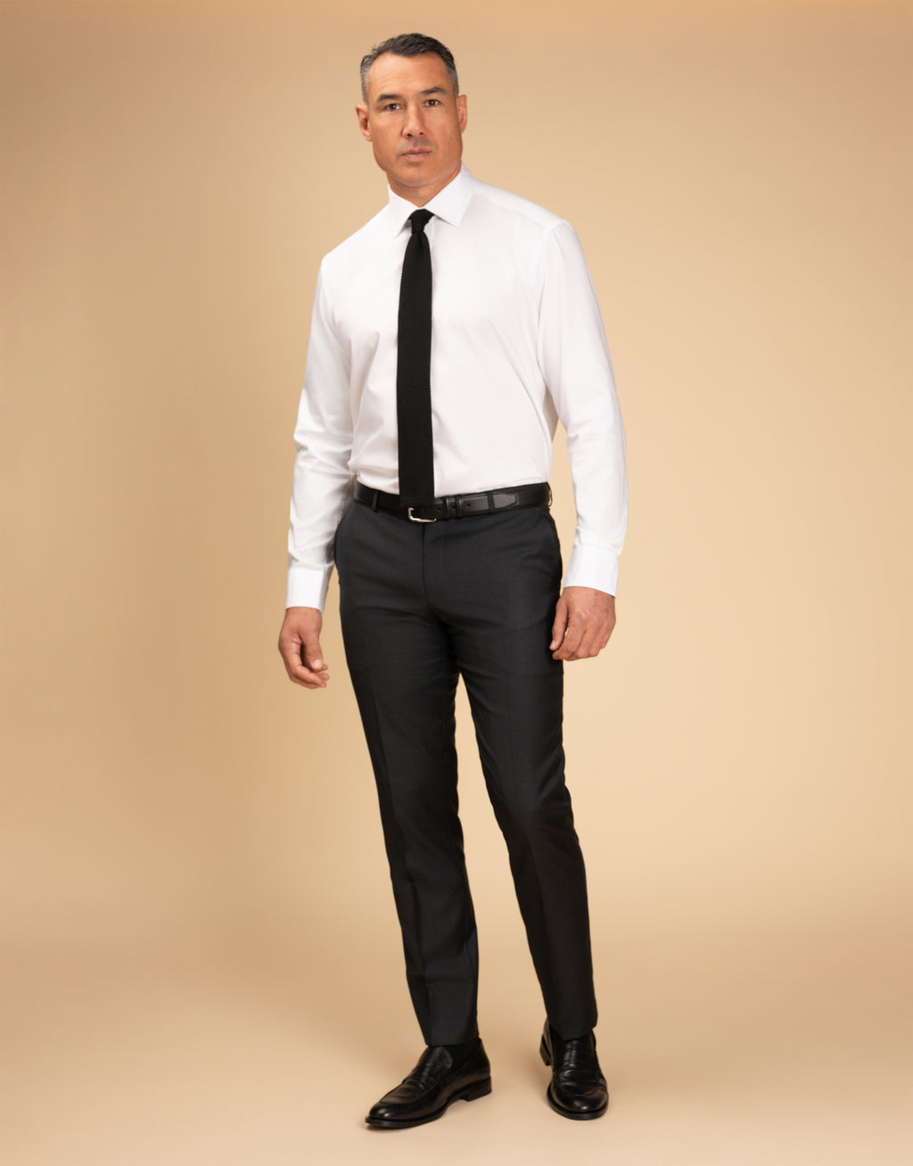 Lotus Charcoal Twill Suit Trouser
