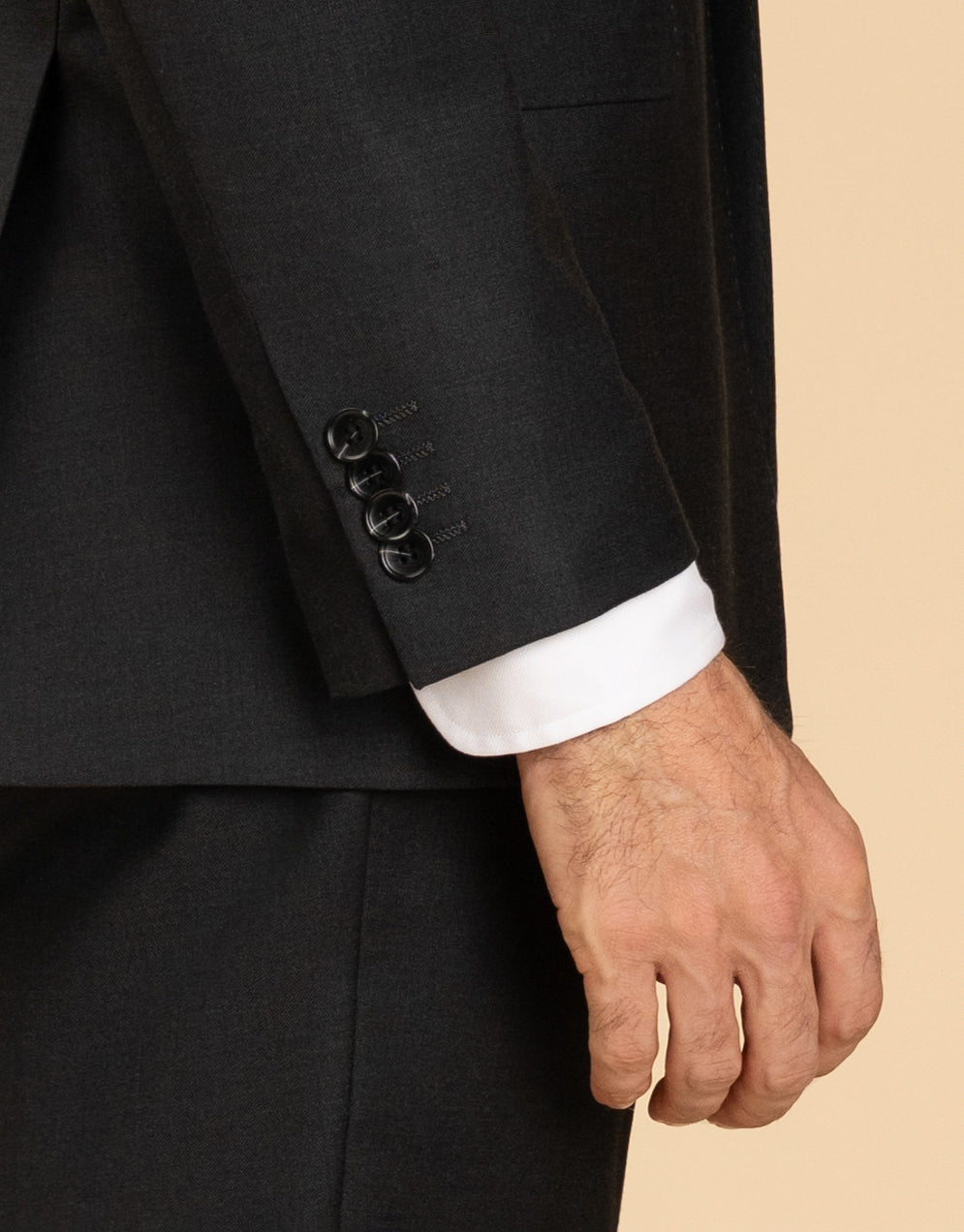 Cooper Charcoal Twill Suit