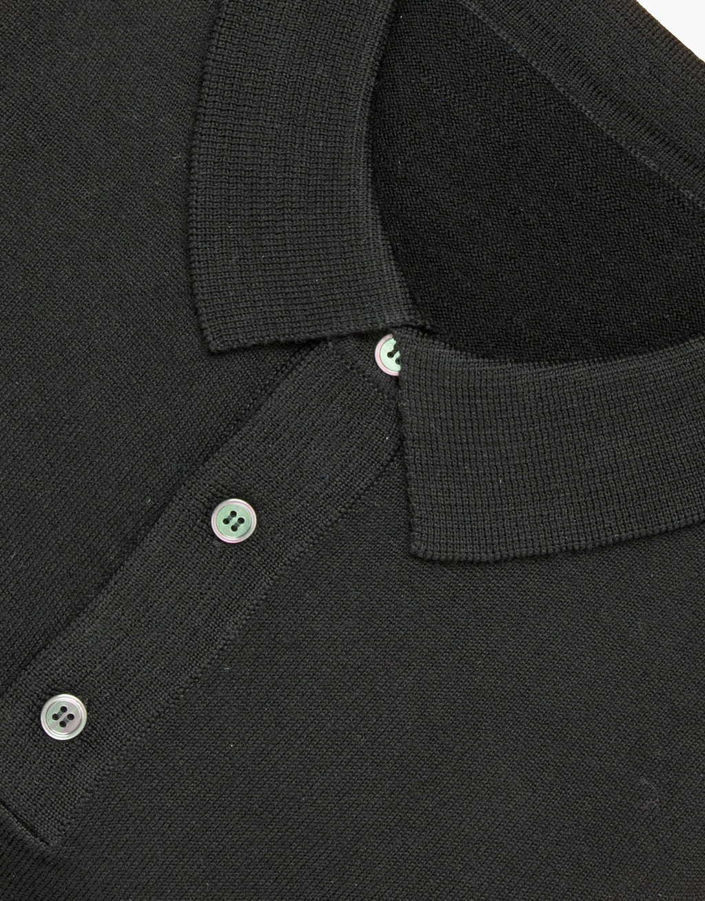 Owaka Black Merino Polo