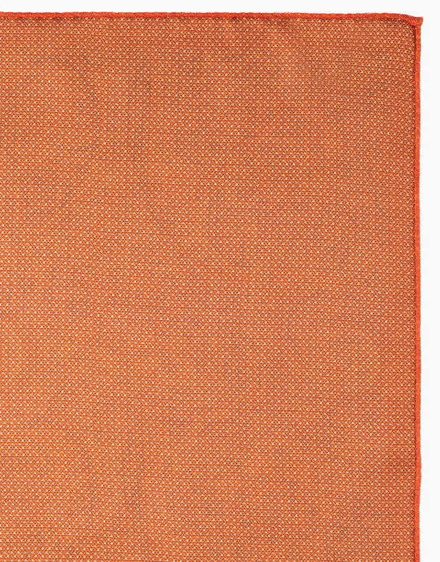 Orange Textured & Mandala Reversible Pocket Square