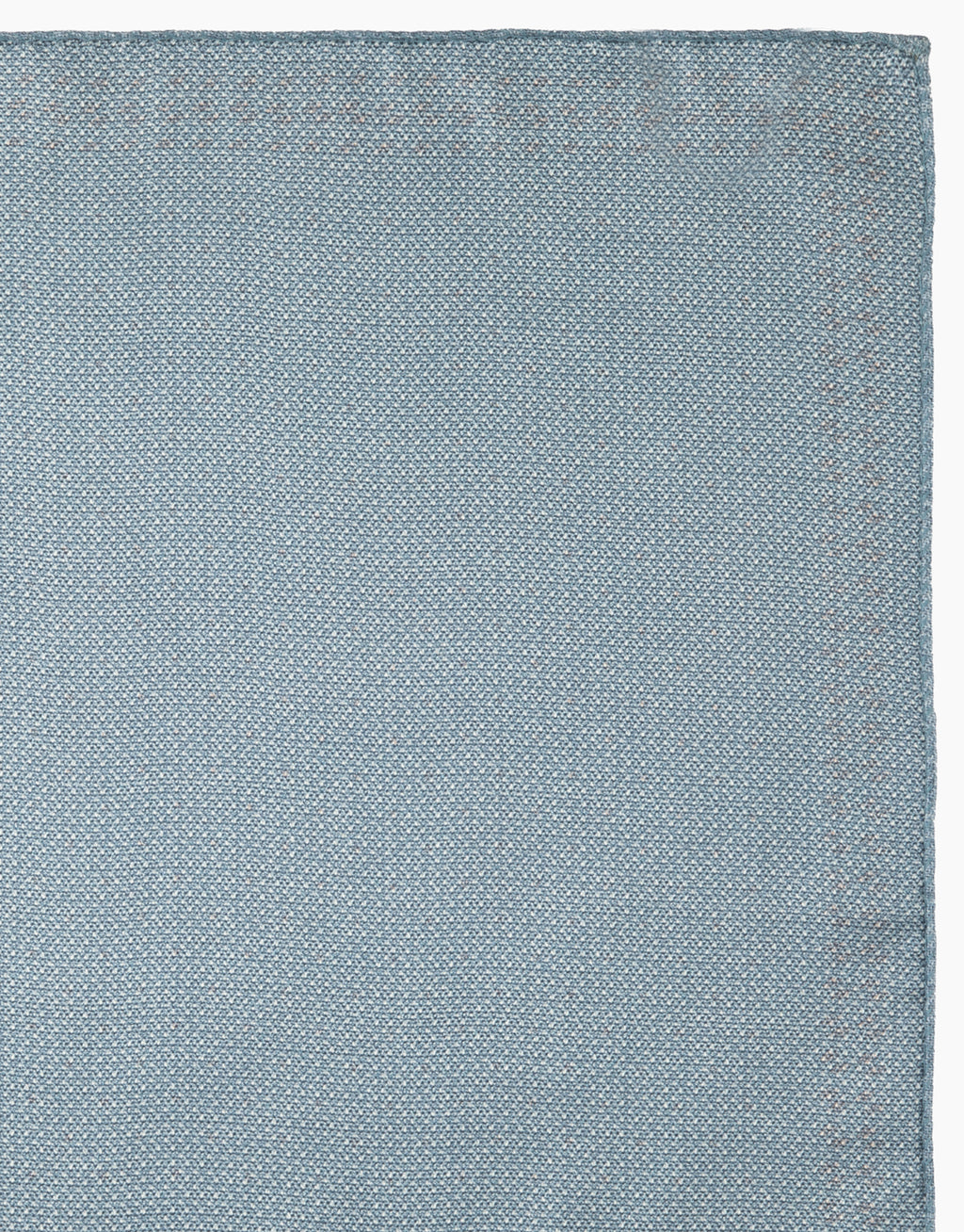 Blue Textured & Geometric Reversible Pocket Square