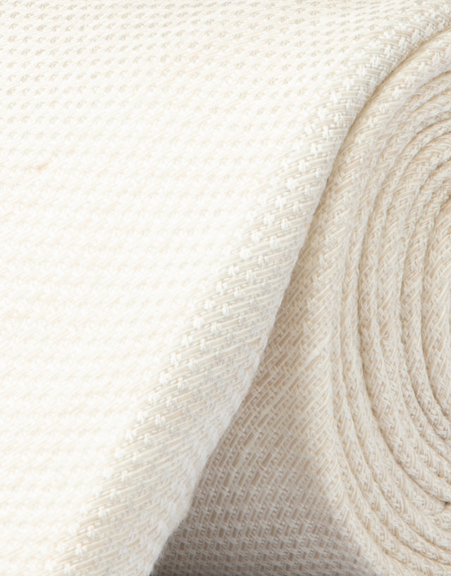 Beige Textured Linen & Silk Tie