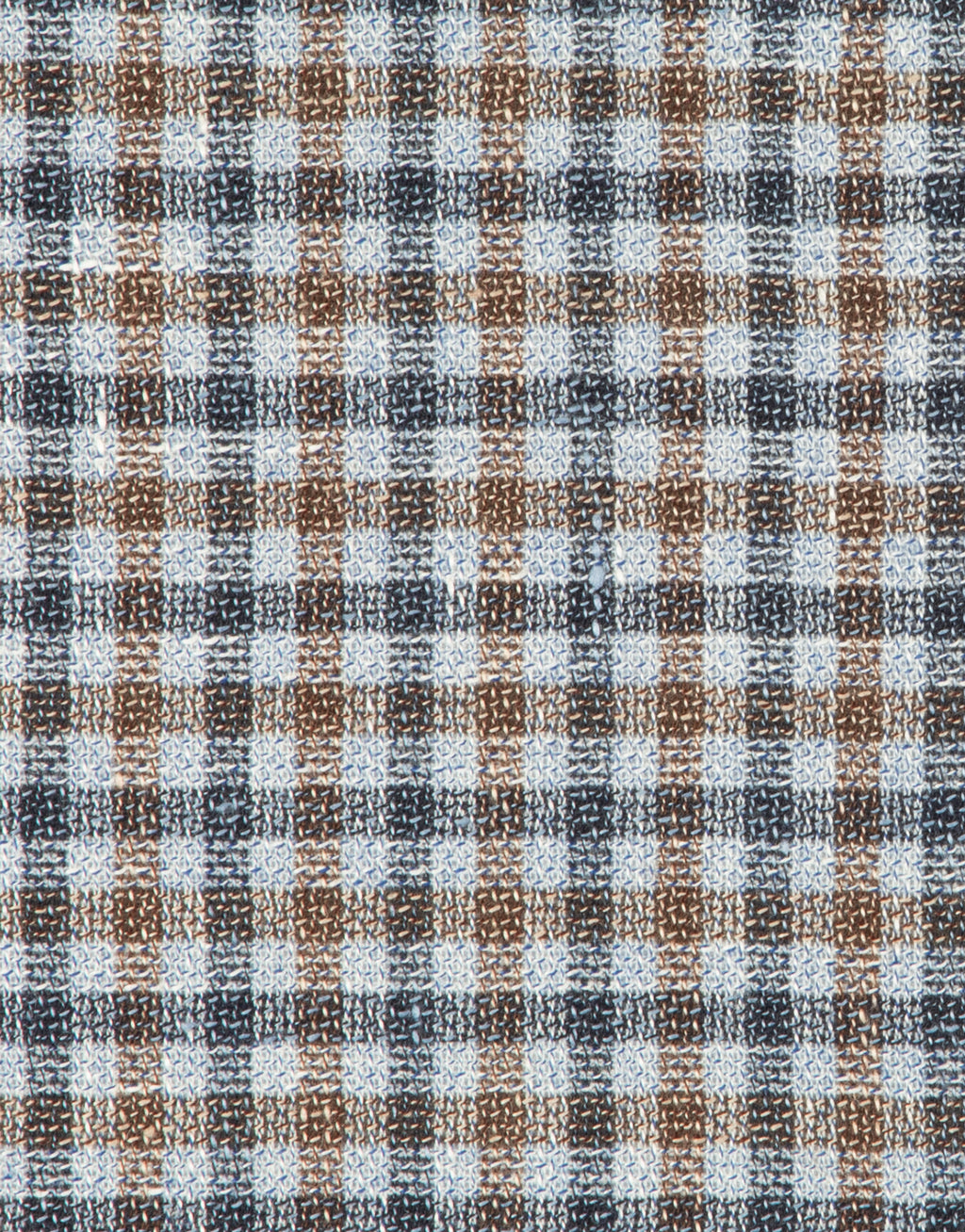Hawker Blue and Brown Gun Check Blazer