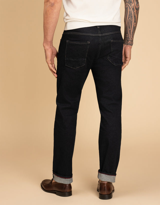 Austin Jean Dark Indigo Rinse Wash