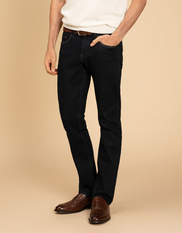 Austin Jean Dark Indigo Rinse Wash