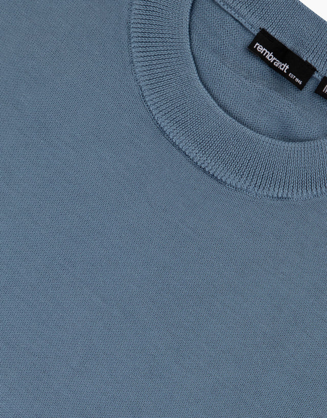 Como Dusty Blue Crew Neck