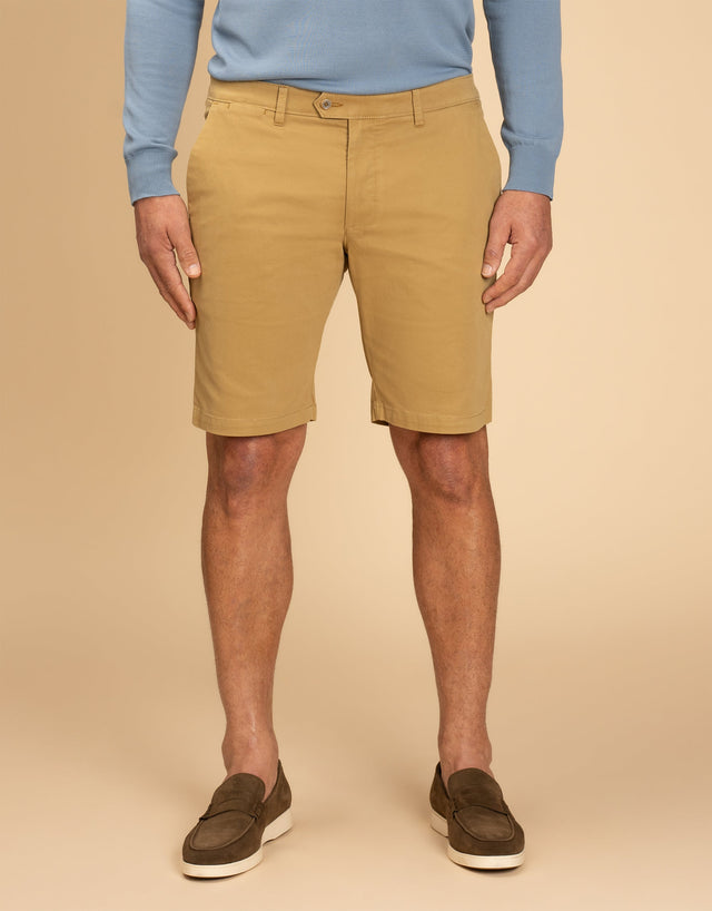 Sumner Brown Textured Shorts