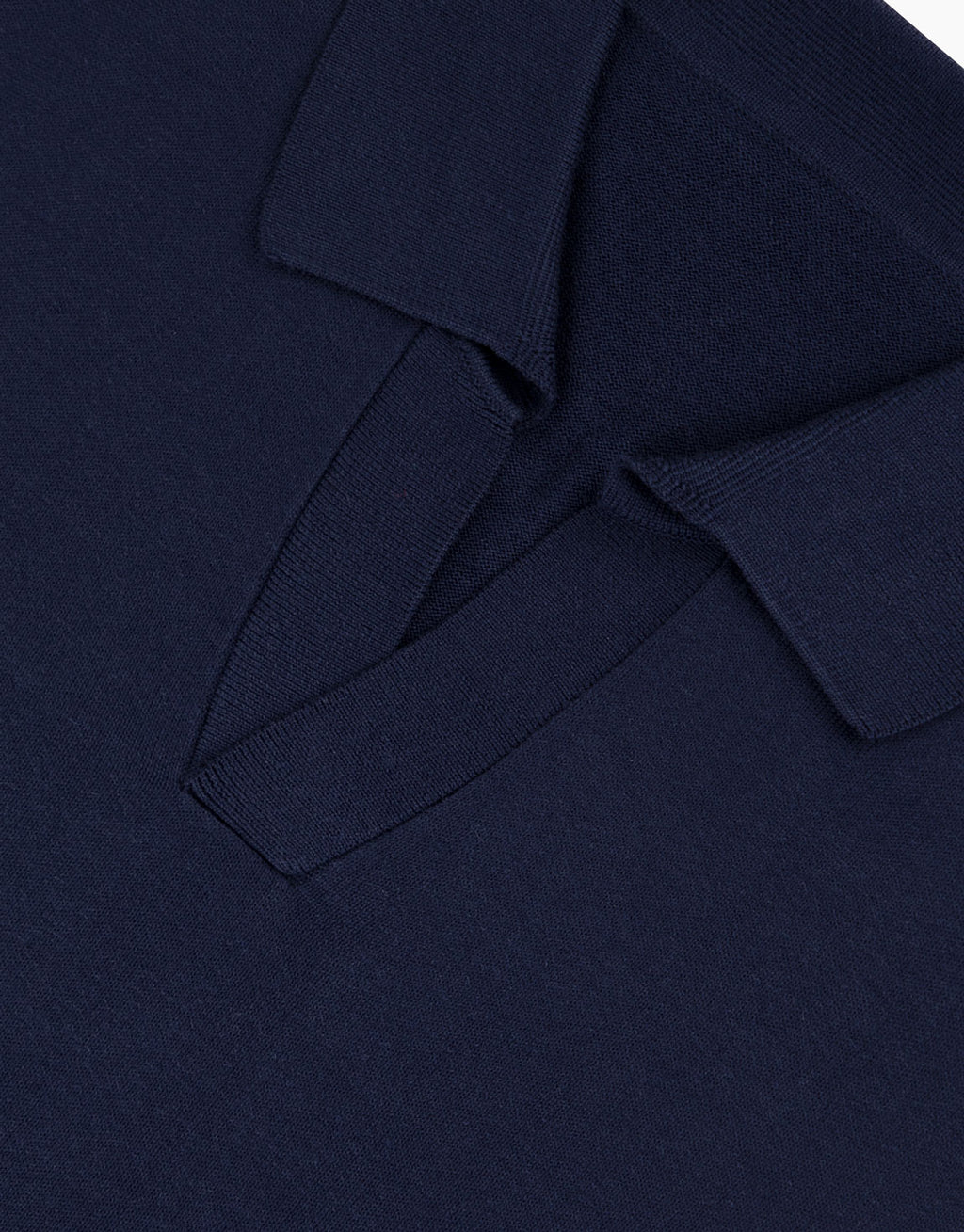 Amalfi Navy Knitted Polo