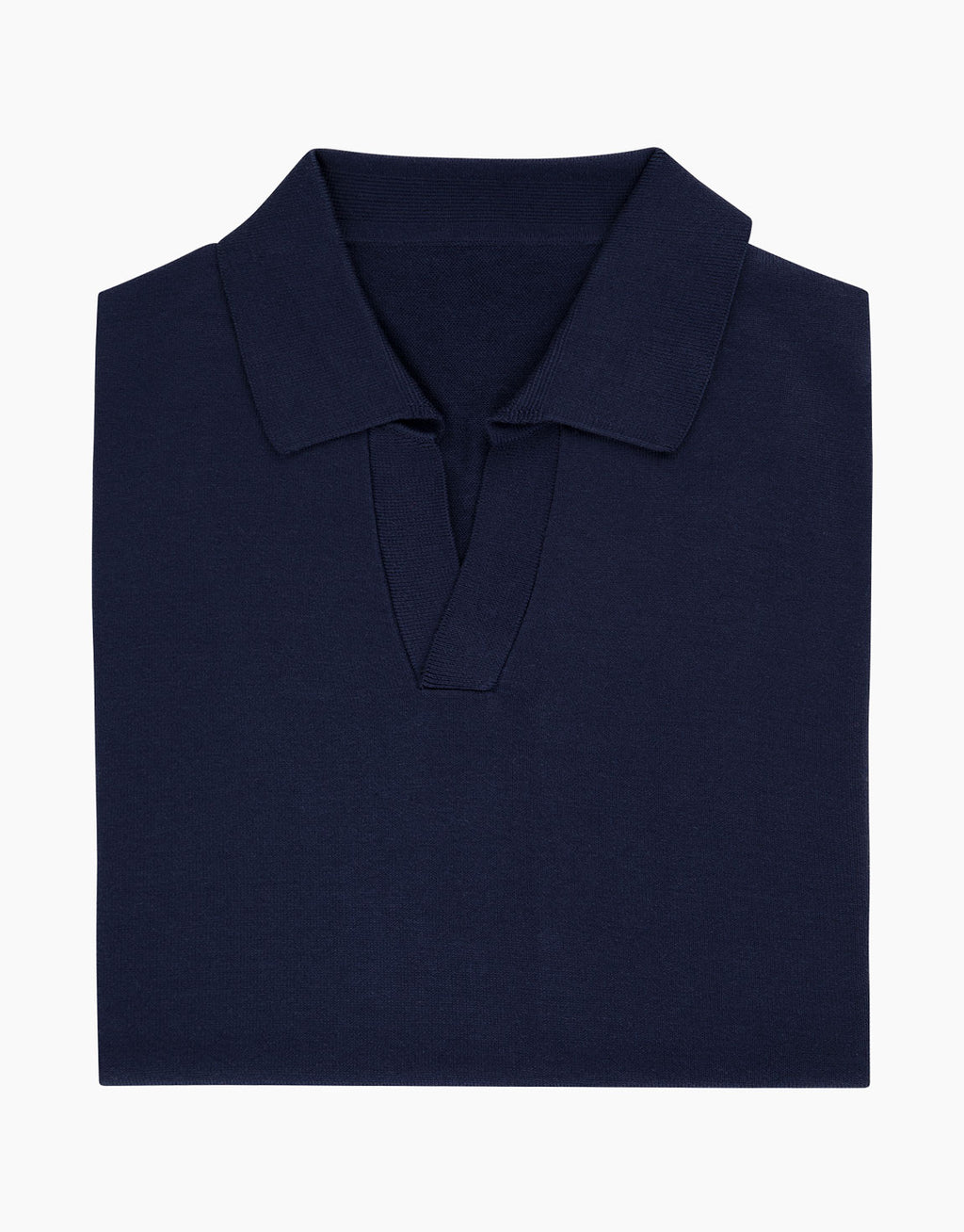 Amalfi Navy Knitted Polo