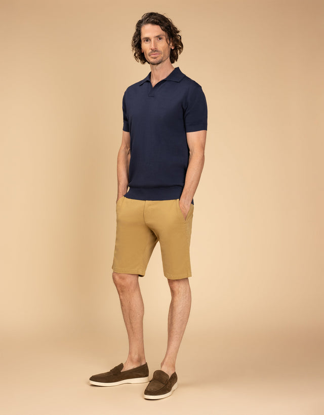 Sumner Brown Textured Shorts