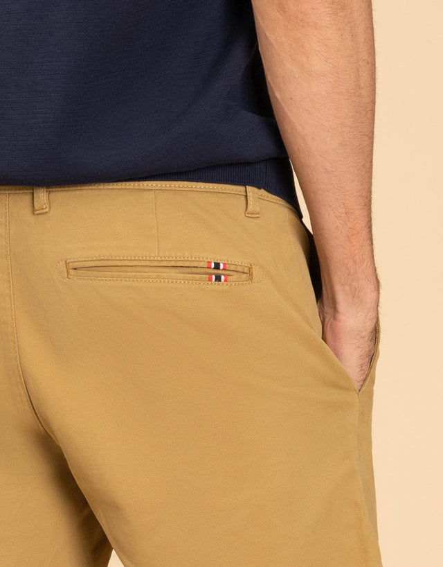 Sumner Brown Textured Shorts