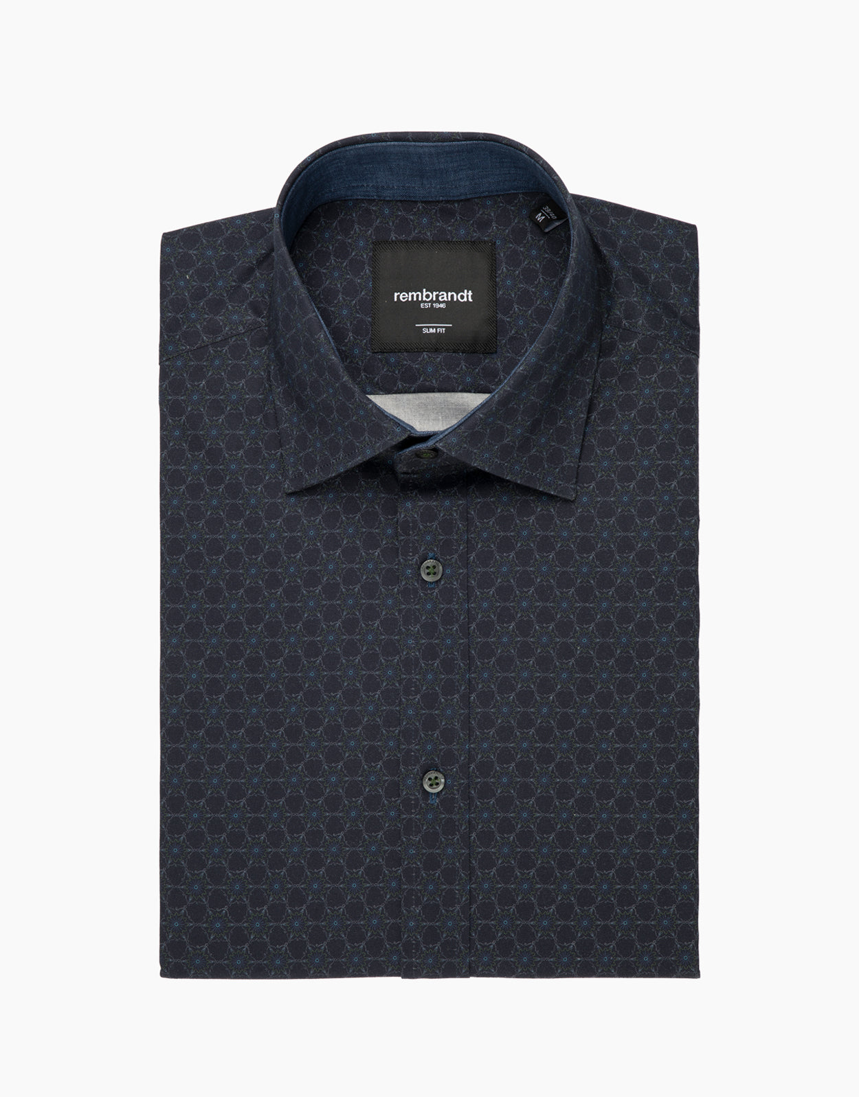 Barbican Navy Medallion Shirt