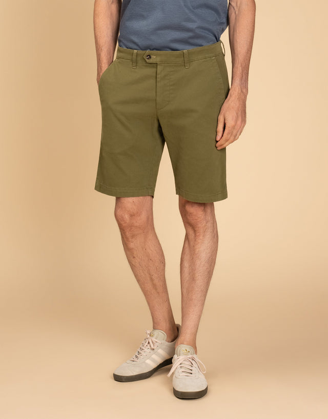 Sumner Green Textured Shorts