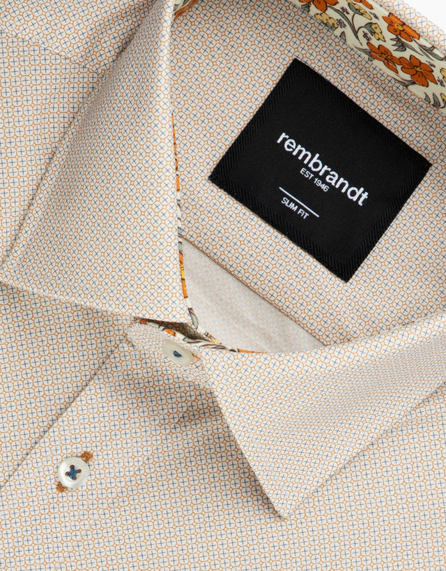 Barbican Gold Circle Microdesign Shirt