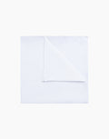 White Linen Pocket Square