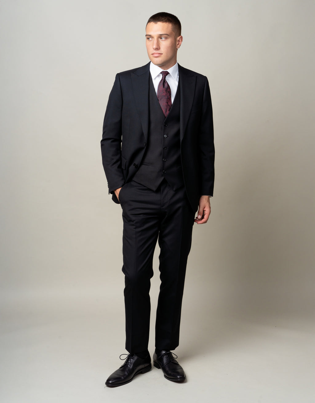 York White Herringbone Non-Iron Shirt