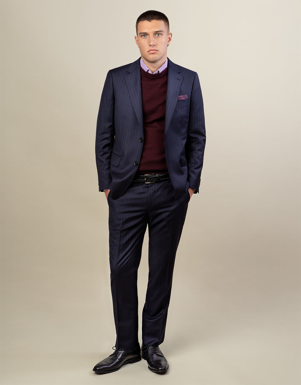 Cooper Navy Pinstripe Suit