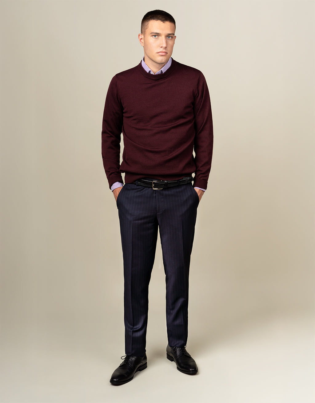 Cooper Navy Pinstripe Suit