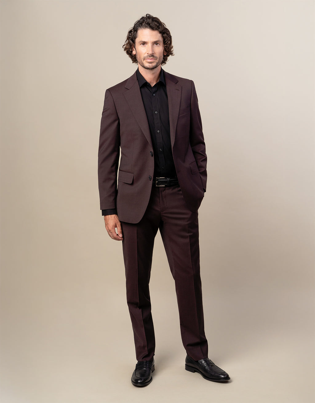 London Black Plain Poplin Shirt