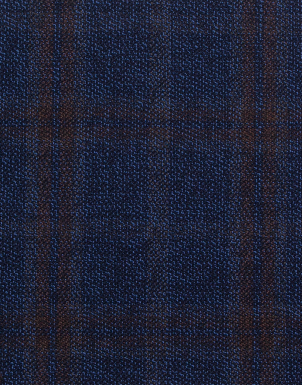 Lyon Navy & Brown Windowpane Check Blazer