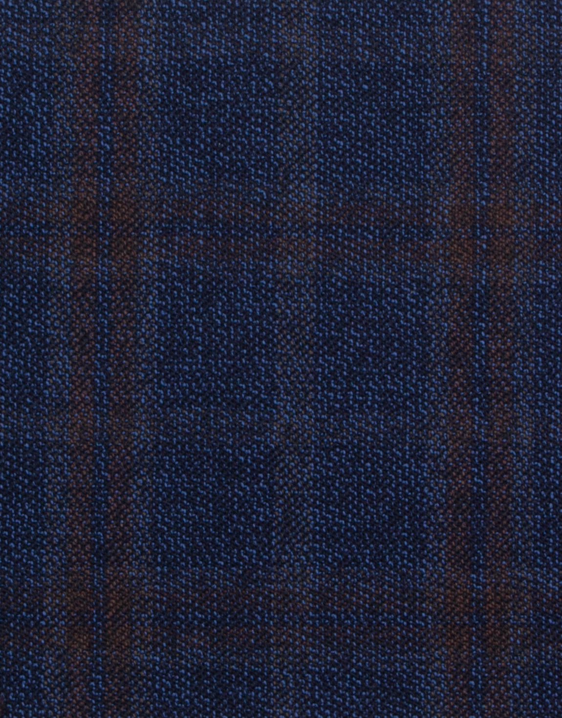 Lyon Navy & Brown Windowpane Check Blazer