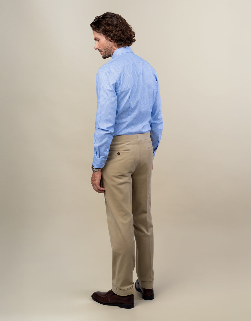 Evans Beige Brushed Cotton Trouser