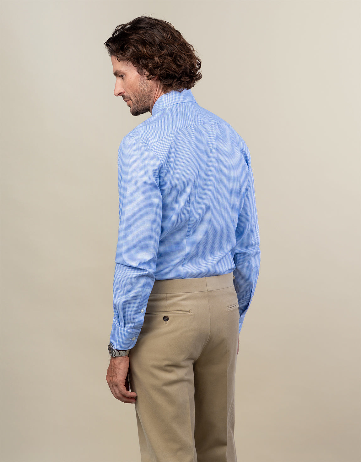 Banks Blue Microdesign Shirt