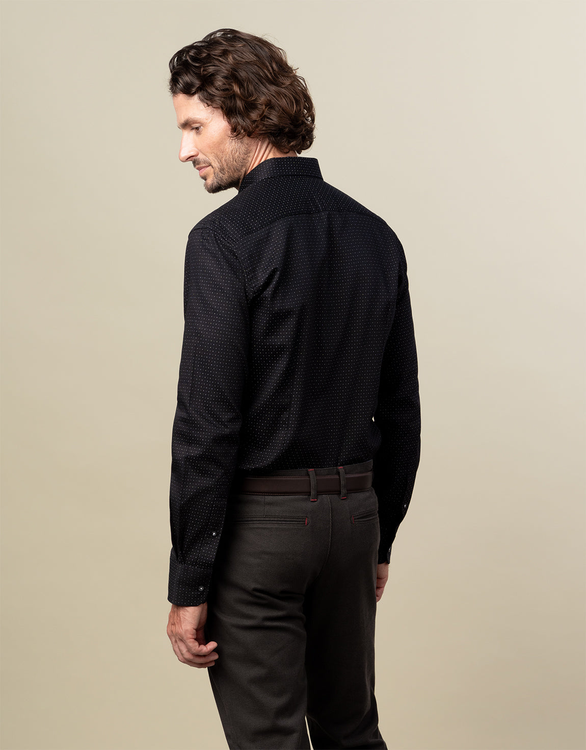 Ohope Black & White Dot Shirt