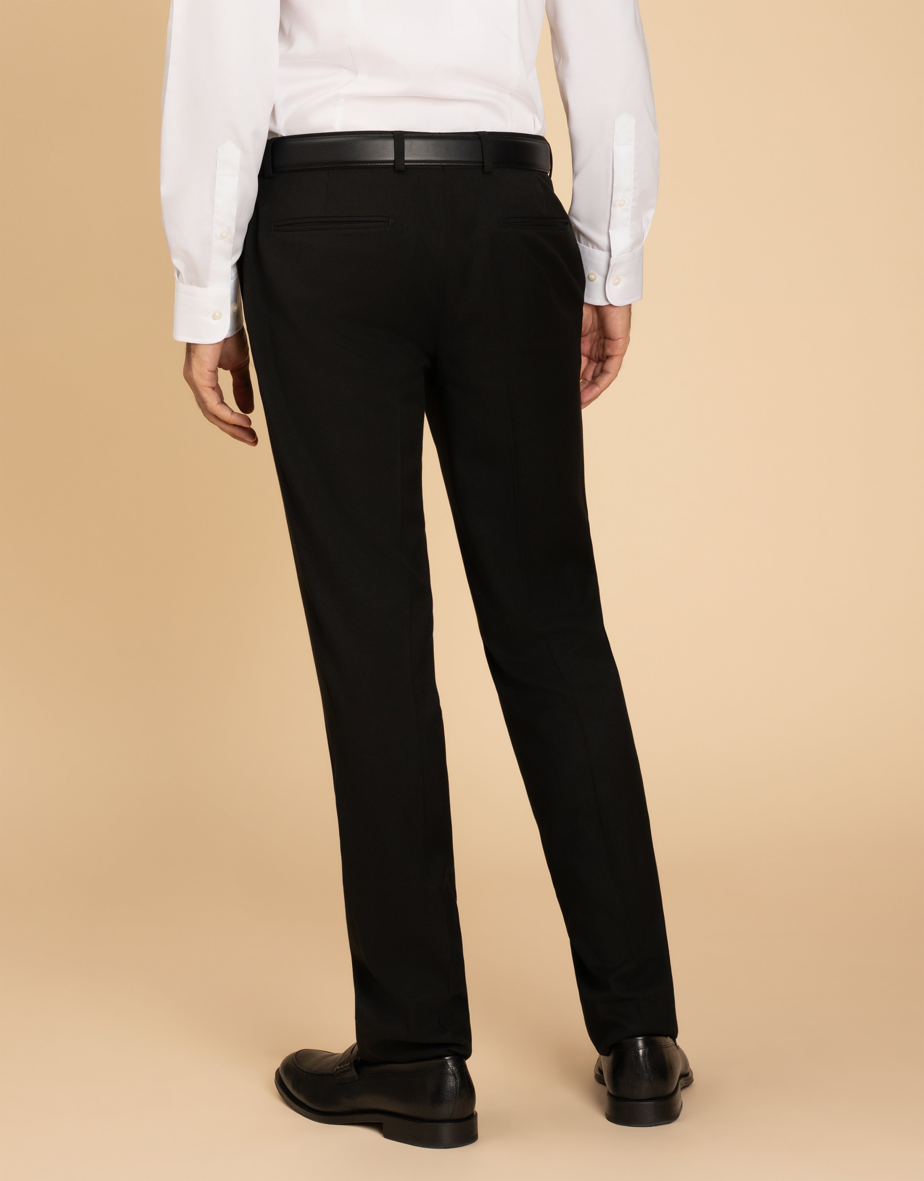 Cesar Senn Black Suit Trouser