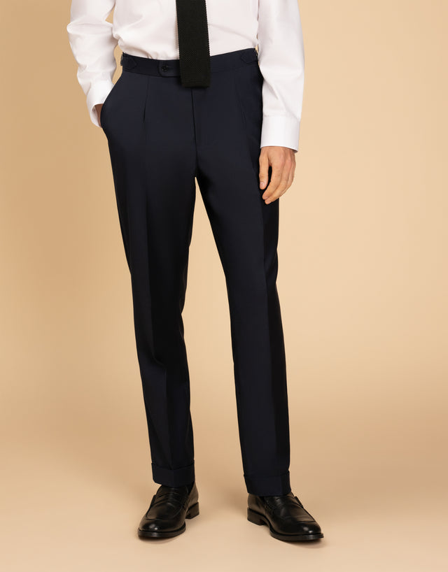 Doppio Navy Twill Suit