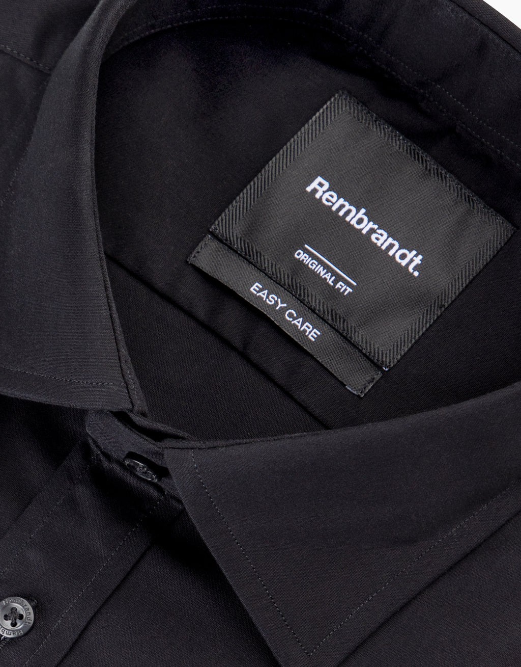 London Black Plain Poplin Shirt