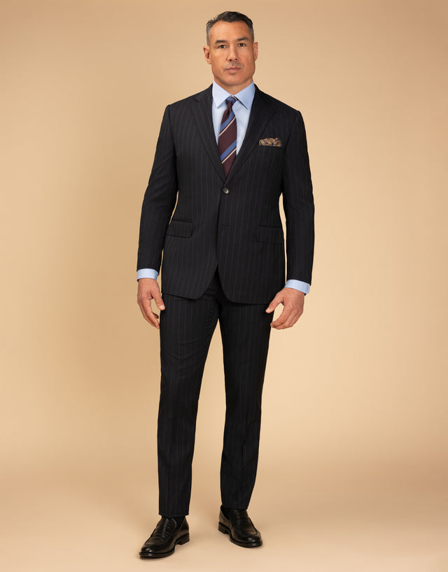 Cooper Navy Stripe Suit
