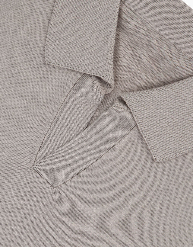 Amalfi Beige Knitted Polo