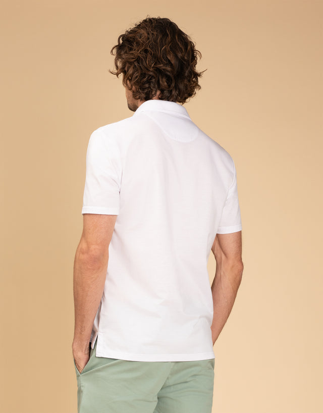 Portofino White Polo Shirt