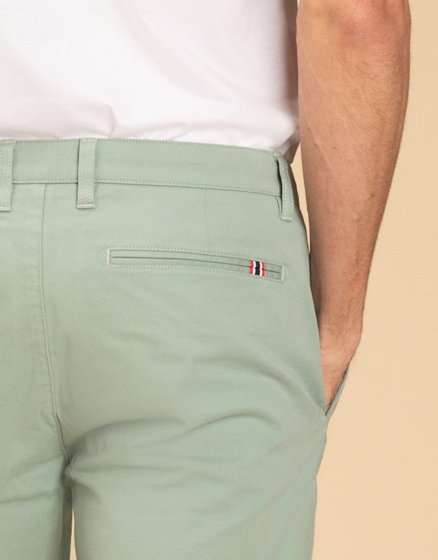 Sumner Mint Green Textured Shorts