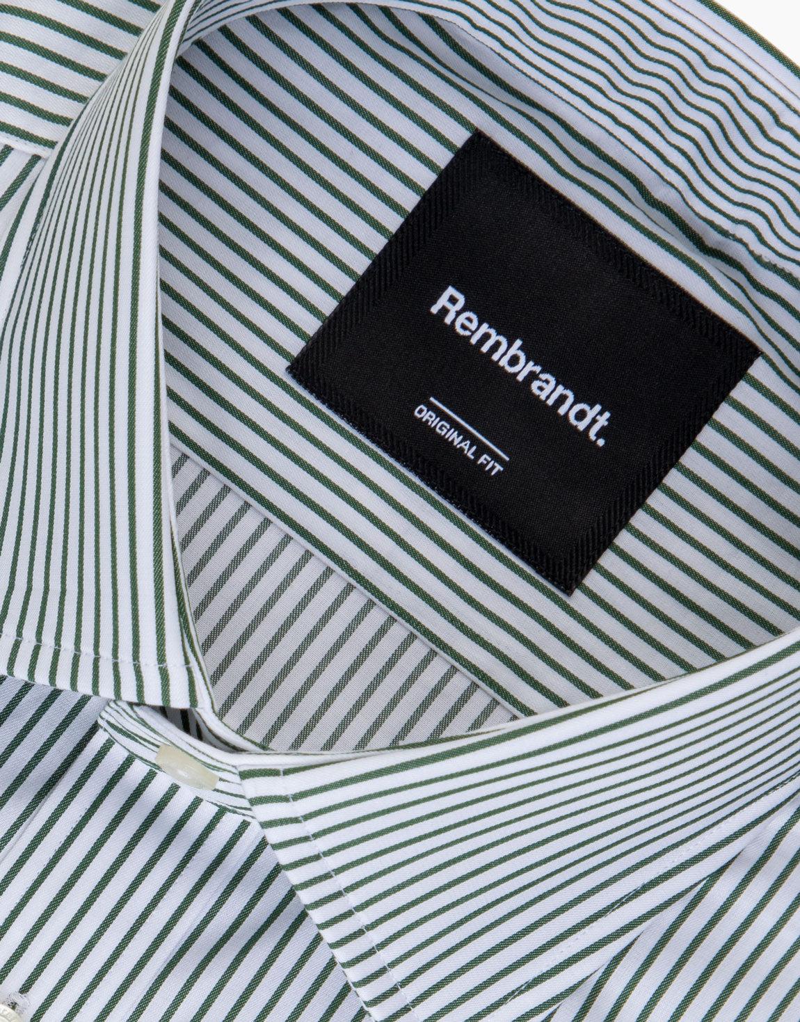 London Green Pencil Stripe Shirt