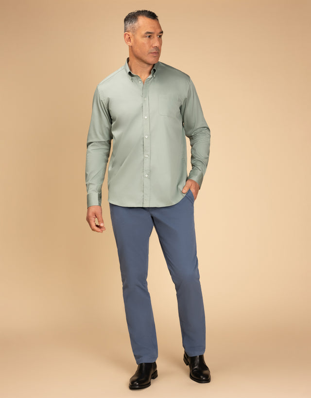 Tyler Blue Textured Chinos