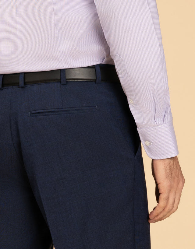 Cooper Navy Shadowcheck Two Trouser Suit