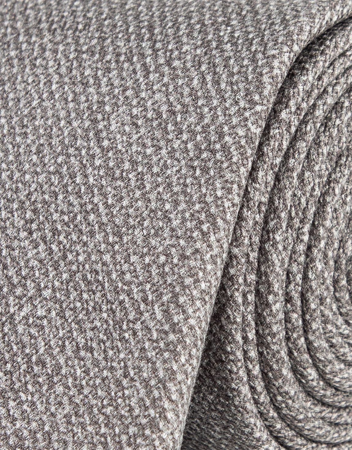 Taupe Grey Textured Print Silk Tie