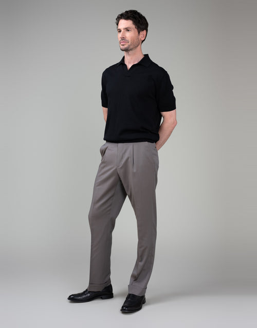 Evans Brown Solaro Trouser - full length