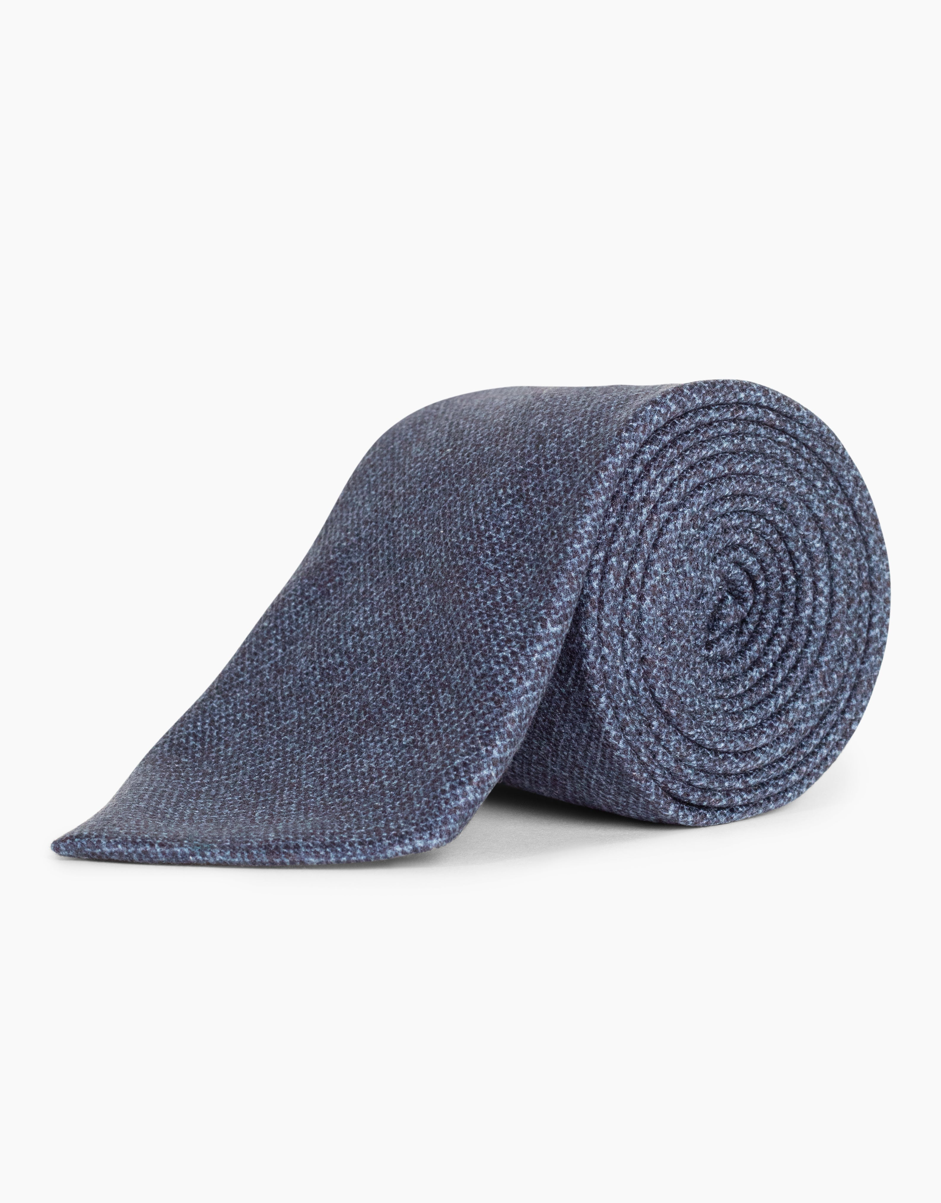 Mineral Blue Textured Italian Silk Tie