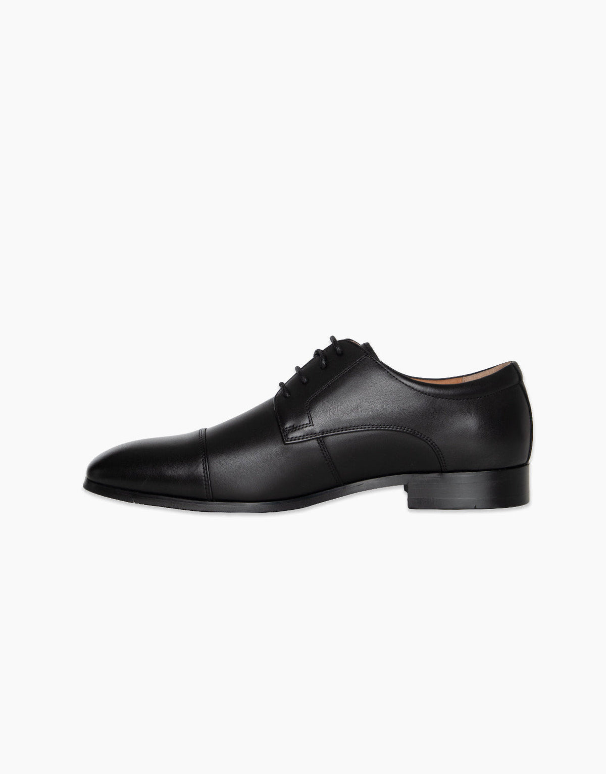 Tokyo Black Cap Toe Derby Shoe