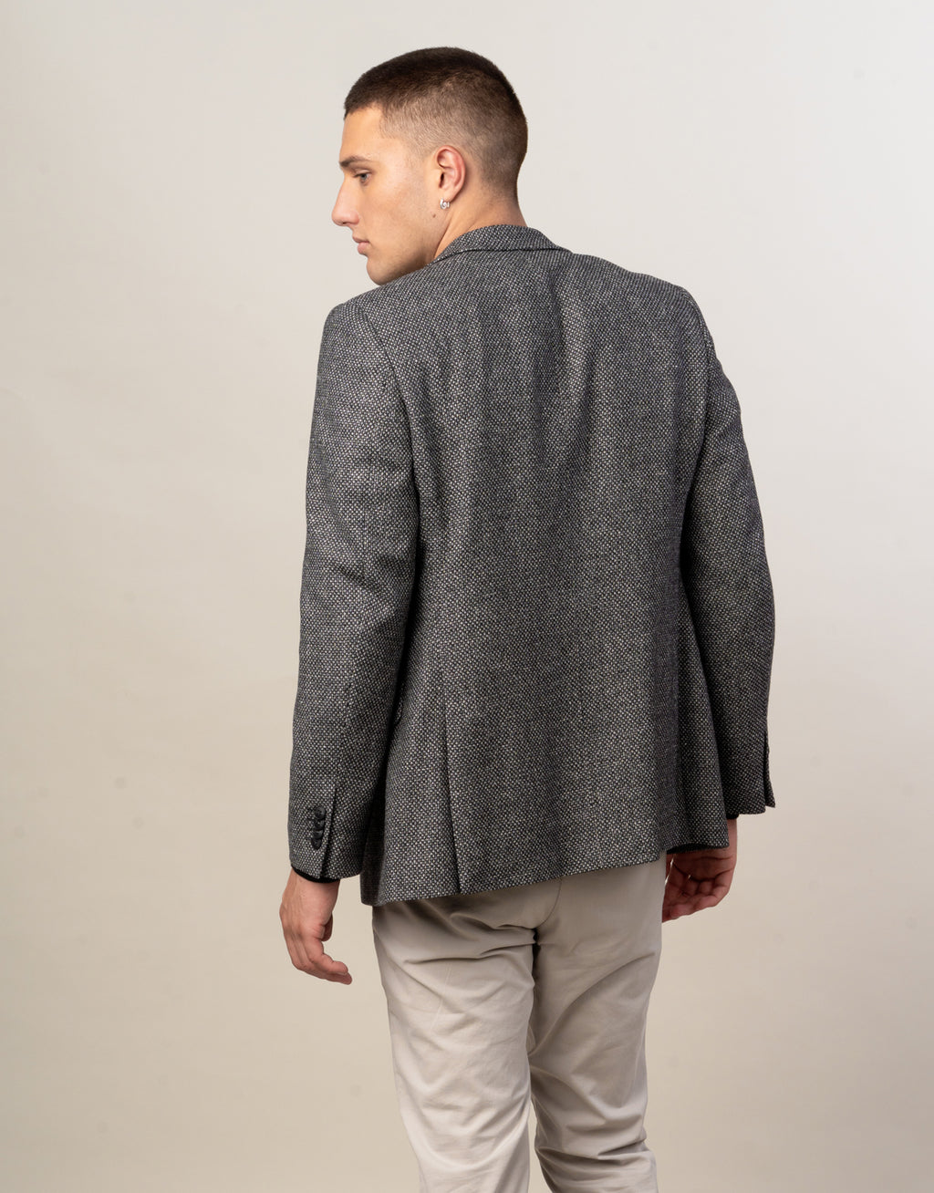 Hawker Black & White Birdseye Blazer