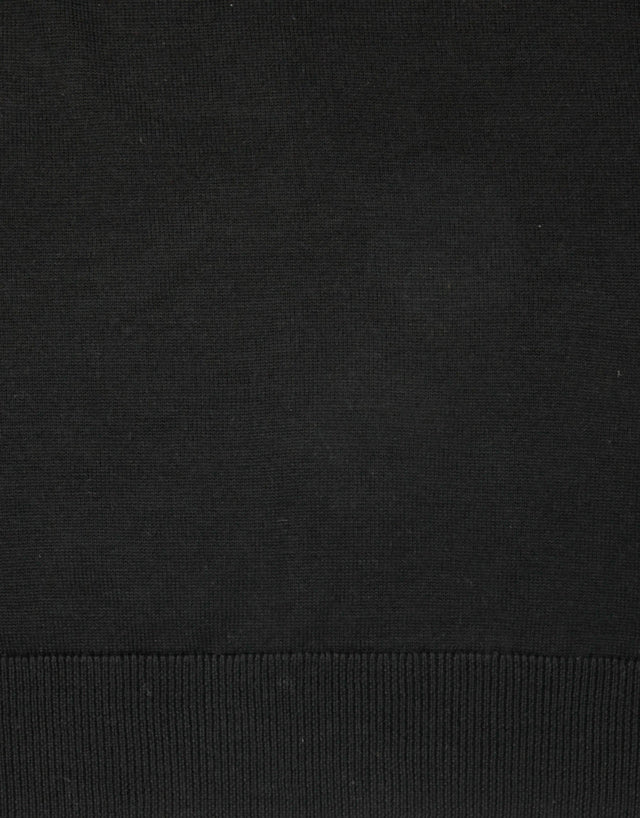 Wanaka Black Roll Neck Jersey