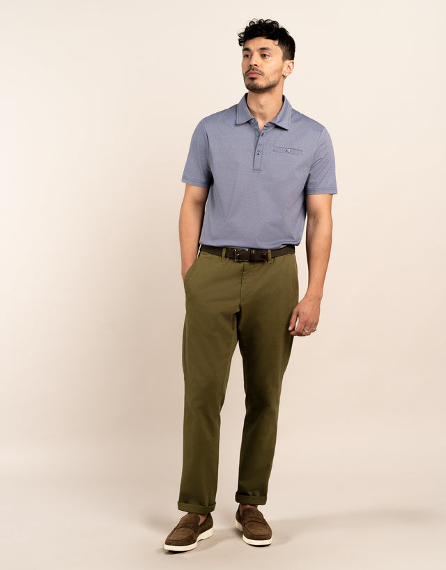 Tyler Green Textured Chinos