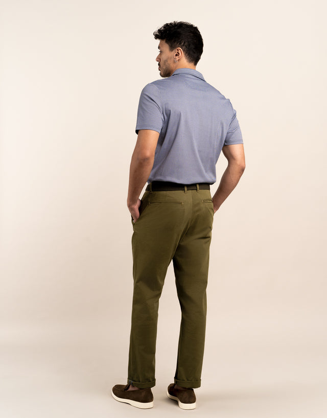 Tyler Green Textured Chinos