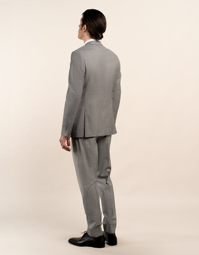 Fresh Light Grey Two Piece Suit